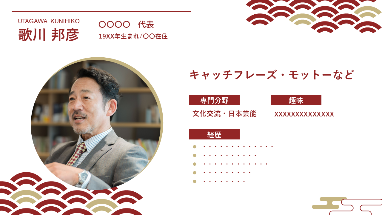 PowerPoint製作のサンプルスライド